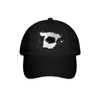 Espagne | Vrai football | Carte ES - Casquette classique - noir/noir - Devant