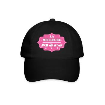 LA MEILLEURE Mère - Casquette classique - noir/noir - Devant