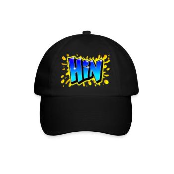 GRAFFITI FIRST NAME "HIN" PRINTABLE BY MAX THE TAGGER - Baseball Cap - black/black - Front