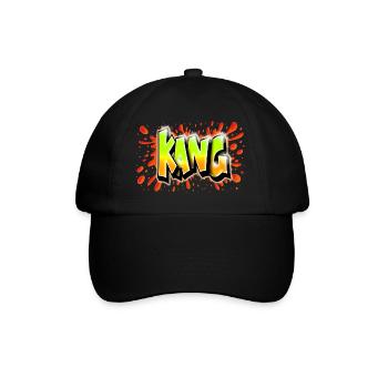 KANG GRAFFITI NAME PRINT - Casquette classique - noir/noir - Devant