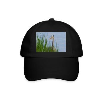 Heron - Baseball Cap - black/black - Front