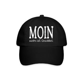 MOIN - Baseballkappe - Schwarz/Schwarz - Vorne