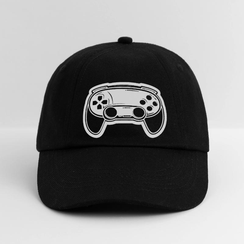 Videospiel Controller Zeichnung Baseballkappe