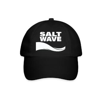SALT WAVE - Baseballkappe - Schwarz/Schwarz - Vorne