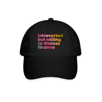 Finance - Baseball Cap - black/black - Front