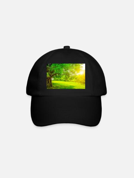 1418 - Baseballkappe - Schwarz/Schwarz