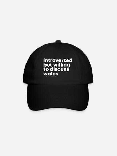 Wales Wales Wales - Baseball Cap - black/black
