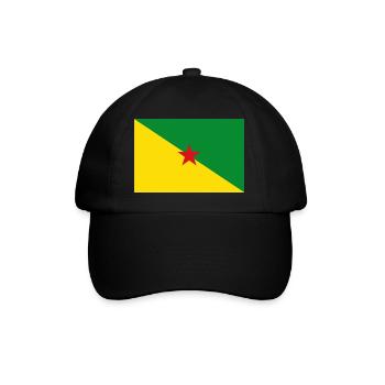 Guyane française - Casquette classique - noir/noir - Devant