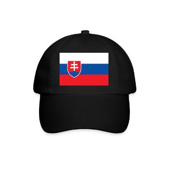 Slovakia - Baseball Cap - black/black - Front