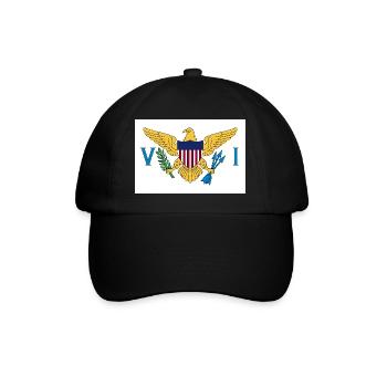 U.S. Virgin Islands - Baseball Cap - black/black - Front