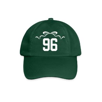 Nummer 96 Knoten - 96. Jahrestag - Baseballkappe - Flaschengrün - Vorne