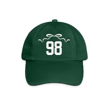 Nummer 98 Knoten - 98. Jahrestag - Baseballkappe - Flaschengrün - Vorne