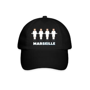 Marseille - Casquette classique - noir/noir - Devant