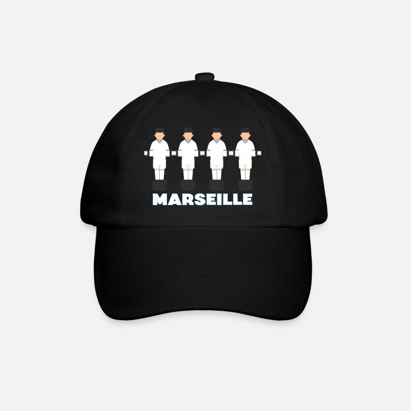 Marseille - Casquette classique - noir/noir