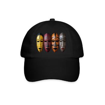 Masque africain - Casquette classique - noir/noir - Devant