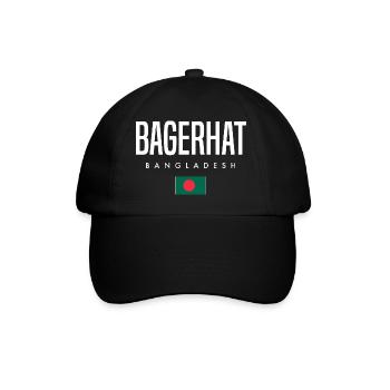 Bagerhat, Bangladesh - Baseball Cap - black/black - Front