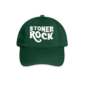 Conception typographique Stoner Rock - Casquette classique - vert bouteille - Devant