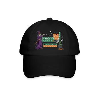 Tableau périodique sur le thème des sorcières et des potions enchanteresses - Casquette classique - noir/noir - Devant