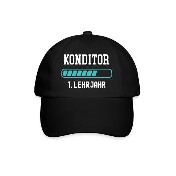 Confectioner training 1 year of apprenticeship 1st year of training - Baseball Cap - black/black - Front