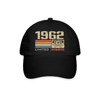 Légendes 1962 Millésime 1962 Jubilé 1962 vintage  - Casquette classique - noir/noir - Devant