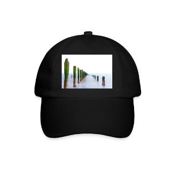 Long exposure  spurn point   - Baseball Cap - black/black - Front