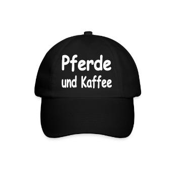 horses - Baseball Cap - black/black - Front