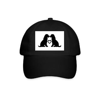 Cocker Spaniel - Casquette classique - noir/noir - Devant