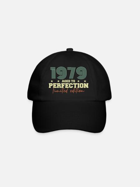 1979 - Baseballkasket - sort/sort