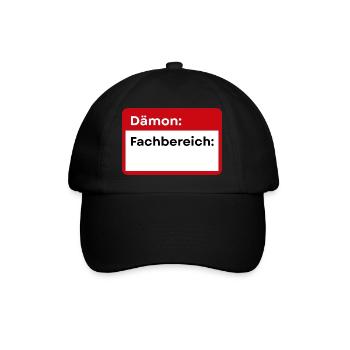 Insigne de Spécialiste Démoniaque - Casquette classique - noir/noir - Devant
