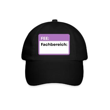 Department of Schild Lila - Baseball Cap - black/black - Front