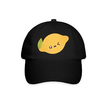 Lemon Kawaii - Baseball Cap - black/black - Front