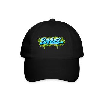 GRAFFITI NAME SAMUEL FOR PERFECT GIFT PRINTABLE - Baseball Cap - black/black - Front