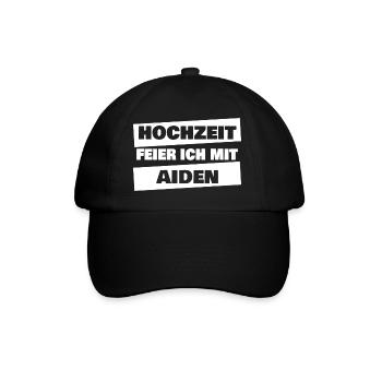 Bachelor Party Aiden - Baseball Cap - black/black - Front