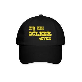 Je suis Dölker 4 de tous les jours - Casquette classique - noir/noir - Devant