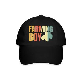 Fils d’agriculteur - Casquette classique - noir/noir - Devant