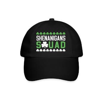 Shenanigans Squad - Baseball Cap - black/black - Front