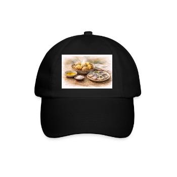 Pommes de terre veste avec hareng ukrainien - Casquette classique - noir/noir - Devant