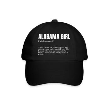 Alabama Girl : Racines solides - Casquette classique - noir/noir - Devant