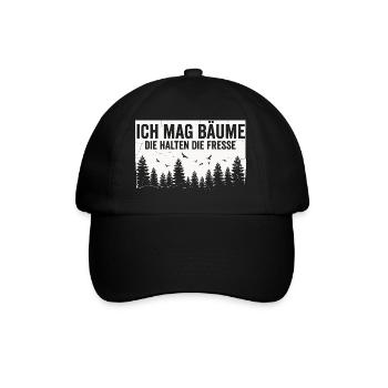 Funny Saying Trees Forest Rest Statement - Baseball Cap - black/black - Front