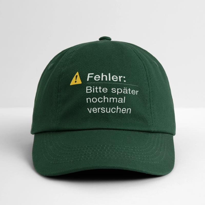 Fehler: Bitte noch einmal versuchen Informatik Baseballkappe