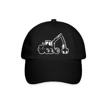 Harvester Silhouette - Baseballkappe - Schwarz/Schwarz - Vorne