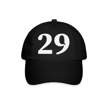 29 - Baseball Cap - black/black - Front