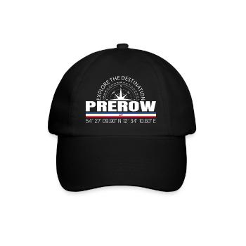 Prerow - Baseballkappe - Schwarz/Schwarz - Vorne