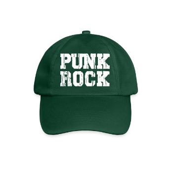 Logo du texte dégradé punk rock - Casquette classique - vert bouteille - Devant