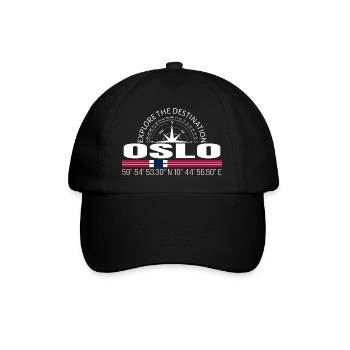 Oslo - Baseball Cap - black/black - Front
