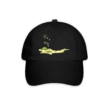 slimy goo / Blubber Schleim (2c) - Baseballkappe - Schwarz/Schwarz - Vorne