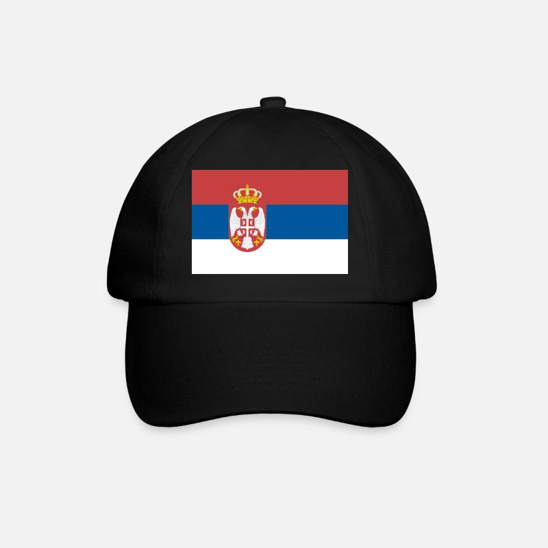 serbia - Casquette classique - noir/noir