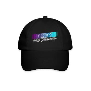 50th Birthday Gift Birthday Saying 50 Years - Baseball Cap - black/black - Front