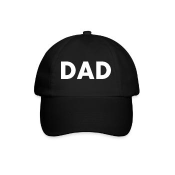 Dad - Baseballkappe - Schwarz/Schwarz - Vorne