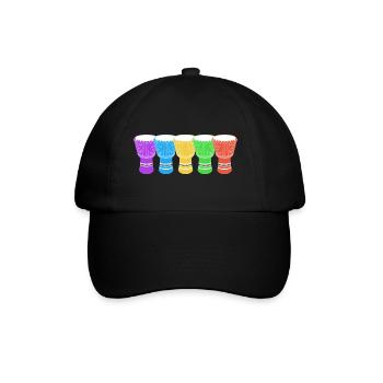 Djembé Player Drummer Music Drum Musicien - Casquette classique - noir/noir - Devant